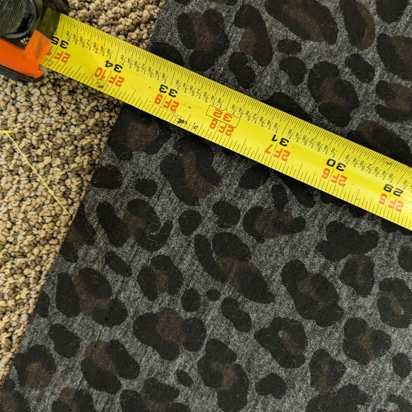 Ann Taylor, grey animal print, SP - Picture 5 of 10